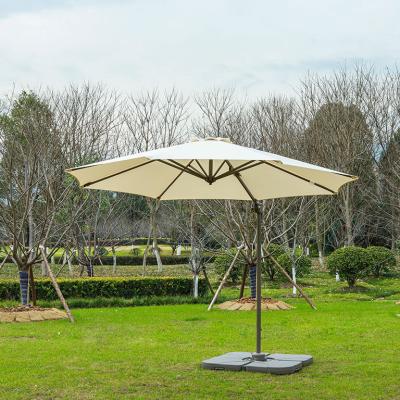 China Eco-freindly Cantilever Patio Umbrella Outdoor Parasol Umbrella 3M for sale