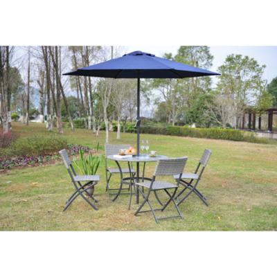 China Original New Eco-freindly Parasol Garden Umbrella 2.3M Large Outdoor Pole 34mm Ribs 6pcs Outdoor Umbrella for sale