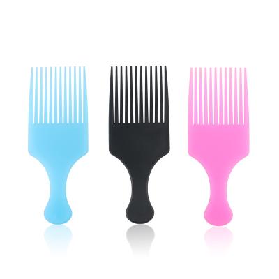 China Salon Hairdressing Tool Texture Fluffy Comb African Curly Curling Hair Styling Comb for sale