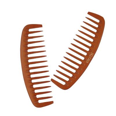 China Salon Custom High Temperature Resistant Wooden Comb Hair Cutting Comb Anti Static For Barber Use Handmade Bakelite Comb At Home for sale