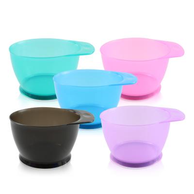 China Pro Hairdressing Bowl Large Capacity Hair Salon Suction Cup Hair Dye Coloring Mixing Bowl Hair Dye Color Comb Mixing Bowl Professional Hair Dye Coloring Mixing Tools for sale