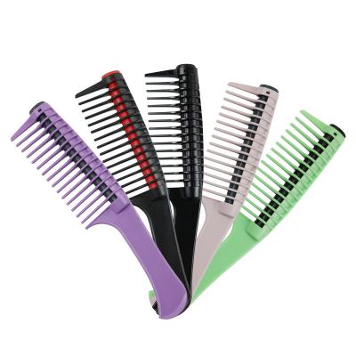 China Home/Salon Dry Static Acetic Coloring Tool Anti Acid Detangle Barber Combs Private Hair Dyeing Health Brush Comb Hair Shampoo for sale