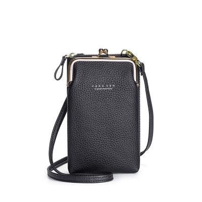 China Hot Sale RFID Mobile Phone Bag Wristband Clutch Cross - Body Shoulder Bag For iphone 12 for sale