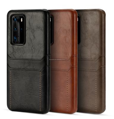 China High Quality P40 Lite Case PC Leather Anti-knock Phone Back Cover Protective Case For Huawei P40 Lite for sale