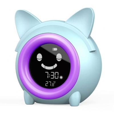 China Modern Trainer Sleep Sound Nap Timer Alarm Clock Children Sleep Machine Wake Up Led Night Light For Kids Boys Girls Bedroom for sale