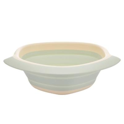 China PP+TPR High Quality New Products Wash Face Foldable Hand Basins Color Shaped Cute Bathroom Basin Kids Basins Baby Construction Supplies for sale