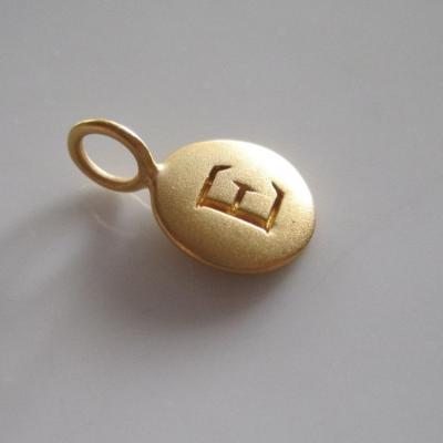 China Tiny 24K Gold Plated Stainless Steel Charm Stainless Steel for sale