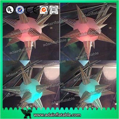 China Beautiful Led Inflatable Star Oxford Cloth Lucky Star For Stage Lighting for sale