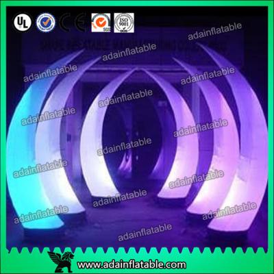 China Event Decoration Lighting Inflatable Tusk Tube Pillar Entrance for sale