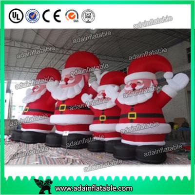 China 3m Holiday Inflatable Cute Santa Claus for Christmas , PVC Inflatable Santa ASTM Standard for sale