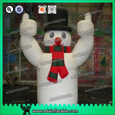 China Christmas Inflatable Snow Man，Inflatable Snowman Mascot, Christmas Advertising Inflatable for sale