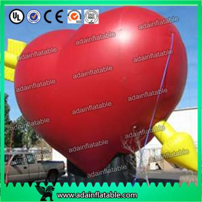 China Large Inflatable Heart Balloon For Wedding Decoration，Valentine's Day Decoration for sale