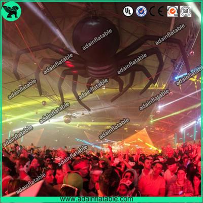 China Halloween Event Advertising Black Inflatable Spider Giant Inflatable Animal for sale