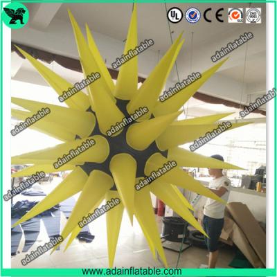 China Beautiful 1.5m Inflatable Star With Yellow Horn,Performance Stage Decoration for sale