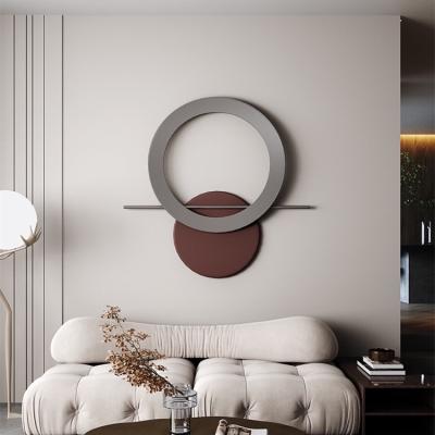 China Art Decor Wall Decoration Wall Hanging European Style Iron Metal Hotel Living Room Decor for sale