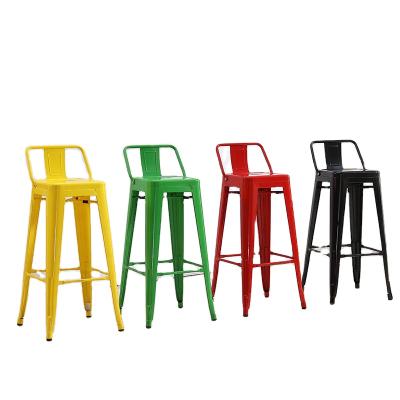 China Modern wholesale cheap urban commercial furniture industry metal stackable bar stool and chair for sale