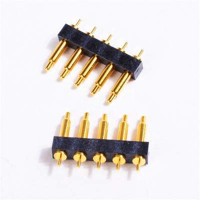 China Smart Watch 5 pin magnet pogo male connector spring loaded rectaungular magnetic connector for sale