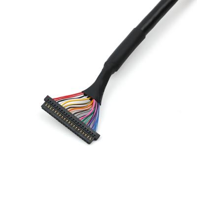 China Computer 40 Pin LVDS Cable Assembled LED Screen Wire Harness Cable for sale