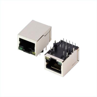 China PCB hot sales! ! ! 100M Base Shielded Magnetic Jack Modular RJ45 Connector With Transformer for sale