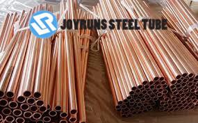 China Copper Nickel Aluminium Brass Tubes ASME SB111 C70600 Seamless Alloy Tube Heat Exchanging for sale