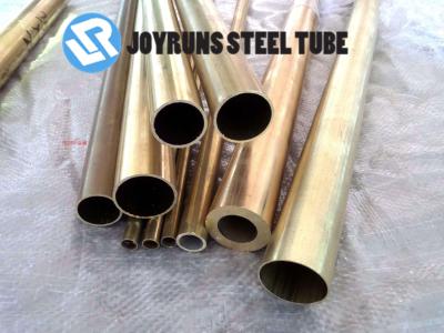 China Heat Exchanging Aluminium Brass Tubes C7060T JIS H3300 Seamless Copper Nickel Alloy Tube for sale