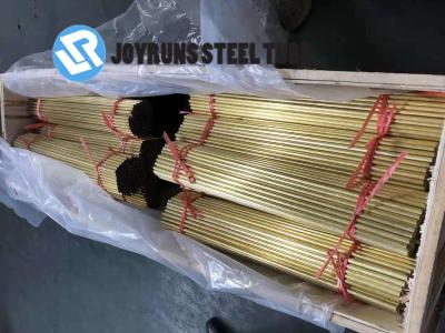 China 24mm*1mm Aluminium Brass Tubes ASTM B111 C68700 Cold Drawning Brass Seamless Tubes for sale