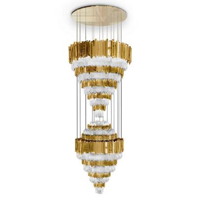 China Modern French Empire Gold Chandelier K9 Crystal Chandeliers Lighting for sale