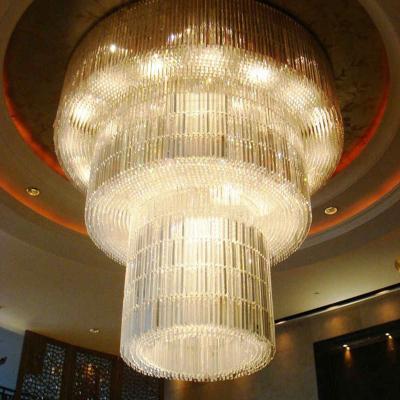 China Customized Modern Large Hotel Glass French Empire Crystal Chandelier for sale