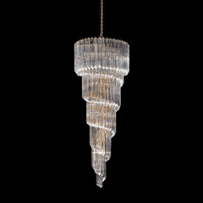 China Large Modern Custom Empire Gold High Quality Crystal Gold Chandelier for sale