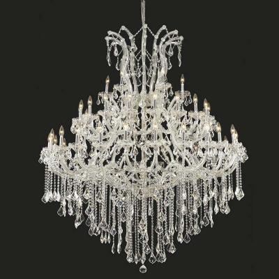 China Modern Hot Selling Promotional Crystal Chandelier Gold For Wedding Event Luxury Lamp k9 Maria Theresa Crystal Chandelier Beautiful for sale