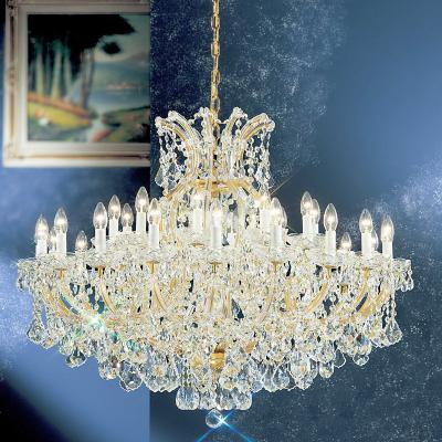 China Large Maria Theresa Hotel Chandelier Bohemia Modern Crystal Chandelier Lights Crystal Lamp for sale