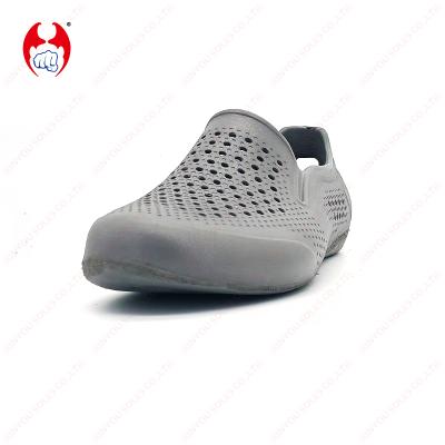 China Breathable Soft EVA Men Material Indoor Outdoor EVA Upper Vamp Shoe Upper OEM Customized Logo Pattern Summer Sandals Clogs Upper for sale