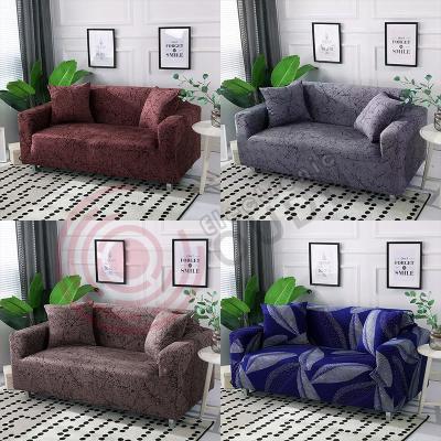 China Hot Selling Elastic Europe Style Color Canvas Series I Shape 2 Seat Cover Sofa Cover 3 Seaters For Sofa Couch for sale