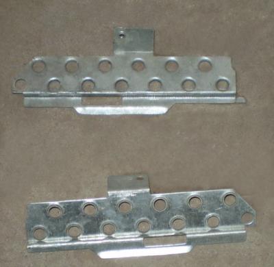 China Hardening / Painting Aluminum Stamping Blanks gasket with Tapped Holes for sale