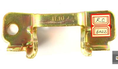 China Custom Punching Auto Stamping Parts , Brass Auto Door Hinge for sale