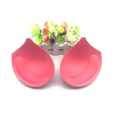 China Factory Wholesale Custom Made Products Breathable Tight Fit Sew In Bra Cup Ladies Bright Pink Molded Cup Bra for sale