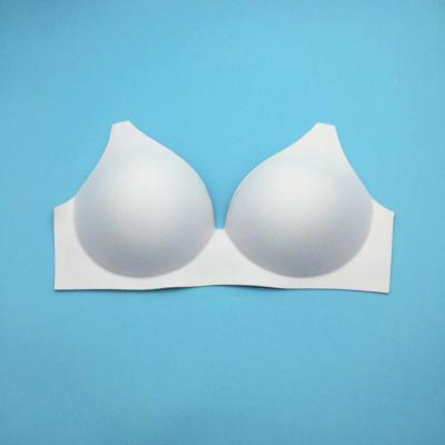 China Seamless Top Selling Popular One Piece Molded Seamless White Foam Bra Cups Bra Foam Cups for sale