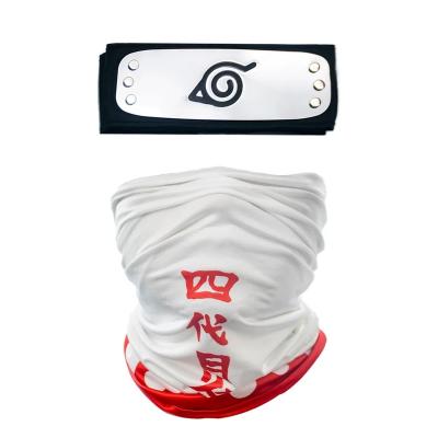 China Single Aidouty Fire Shade Kakashi Four Generations Peripheral Mesh Magic Headband Secondary Element Cosplay Anime Props for sale