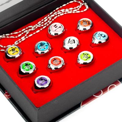 China Simple Ornament Cos Ring Anime Peripheral Props of Ring Itachi Uchiha Vortex Secondary of Aidouty Fire Shadow for sale