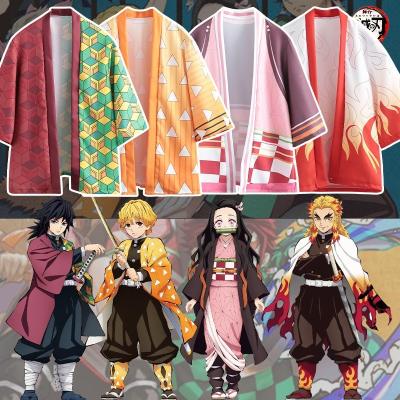 China Over 6 Years Aidouty Haori Of Charcoal Furnace Coat Jiro Endure My Wife Shan YI Cos Anime Play Wear Costume for sale