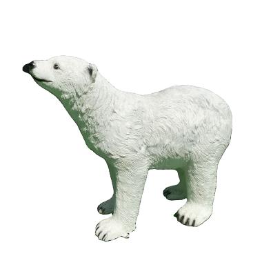 China Customized Demand Professional Factory Customizable 3D Scale Polar Bear Animal Model for sale