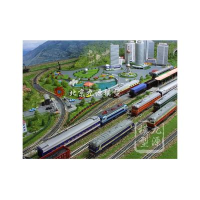 China Customized Require Train Railway Track Table China Manufacturer Good Quality Custom Railway Scale Sand Model for sale