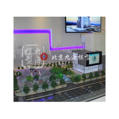 China Customized Require Custom Factory Price Exhibition Display Case Hall National Grid Museum Model for sale