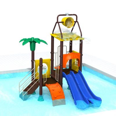 China Plastic Theme Park Playground Equipment Water Castle Style Kids Outdoor Playground Equipment. for sale