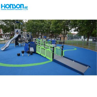 China Wooden Playground Kids Outdoor Special Needs Playrounds Amusement Outdoor Playground for sale