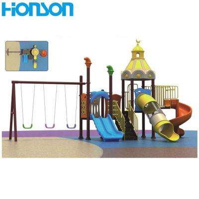 China 2018 New Design Plastic Children Commercial Playground Equipment with Swing and Slide. for sale