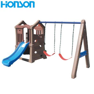 China Outdoor Swing Combo Climbing Furniture Slide Combo Garden Swing For Kids for sale