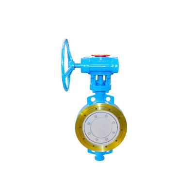 China General Two Way Triple Eccentric Wafer Butterfly Valve for sale