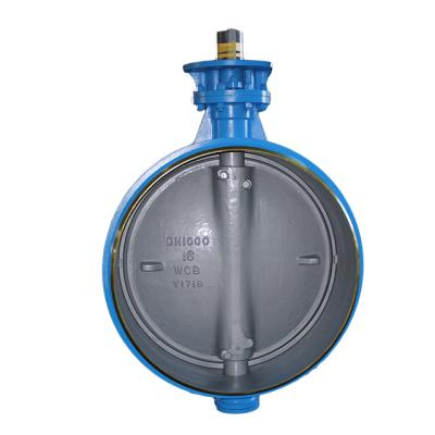 China General Metal Pressure Welding End Two Way Butterfly Valve for sale