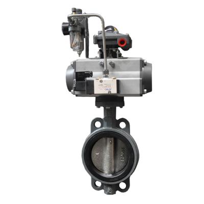 China General Pneumatic Wafer Butterfly Valve With Dimensions for sale